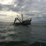 Shrimper leaving Morehead City